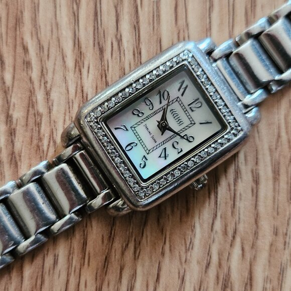 Vintage Ecclissi Women 22910 925 Sterling Quartz Fashion Watch - Picture 4 of 10